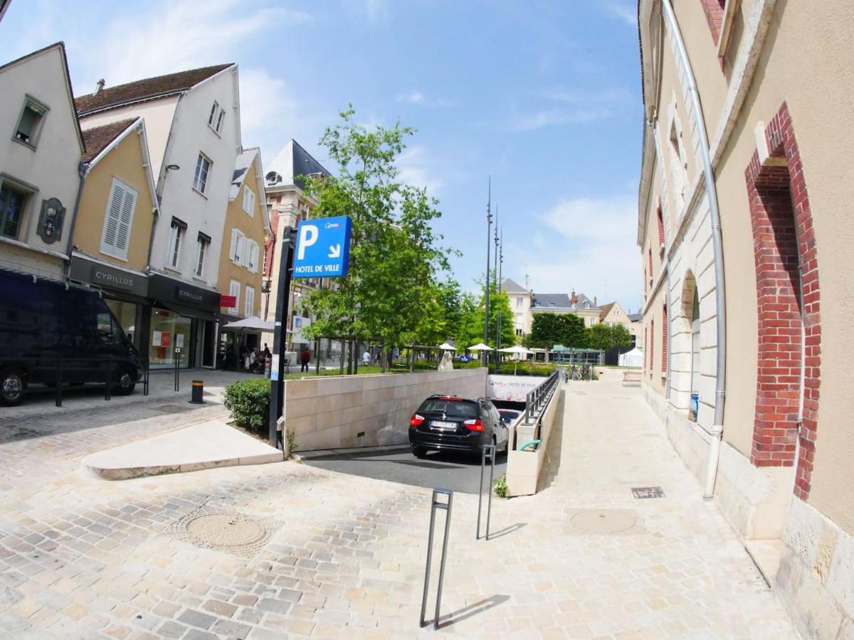 Chartres Coeur De Ville, Beau 2 Pieces Chaleureux Et Lumineux,Parking Et Wifi ! Eksteriør billede