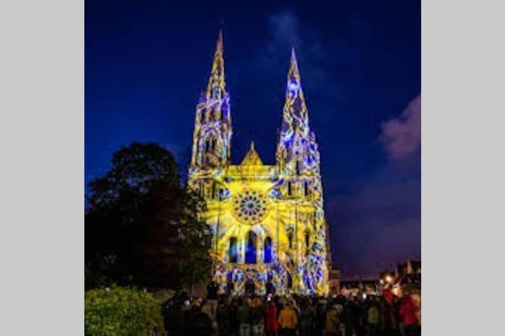 Chartres Coeur De Ville, Beau 2 Pieces Chaleureux Et Lumineux,Parking Et Wifi ! Eksteriør billede